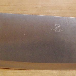 Chinese Vegetable Cleaver Johnson Rose Stainless 7" Cleaver